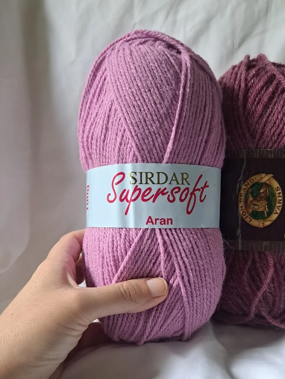 Sirdar Supersoft Aran Yarn Bundle in Pink & Plum